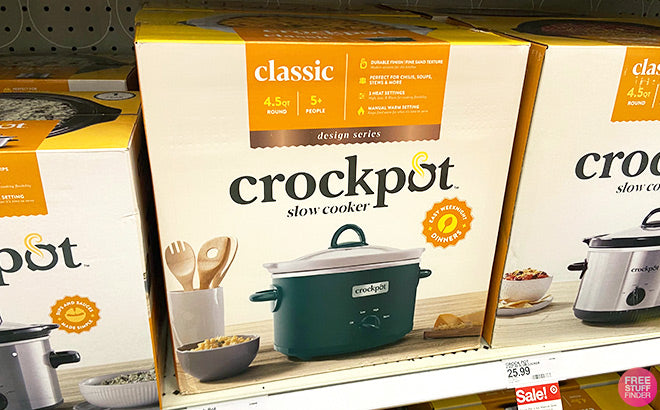Crock-Pot Ponderosa 4.5 Quart Ceramic Slow Cooker