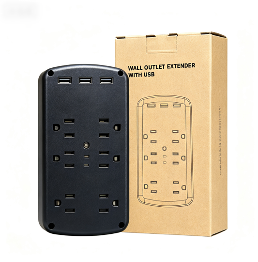 Wall Outlet Extender with USB BSS