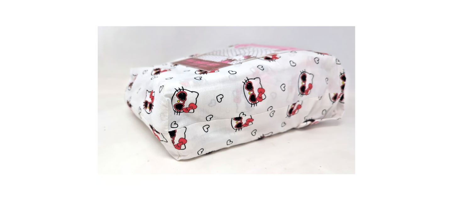 Sanrio Hello Kitty And Friends Valentine's Day Queen Sheet Set Sunglasses Hearts Sheets 39