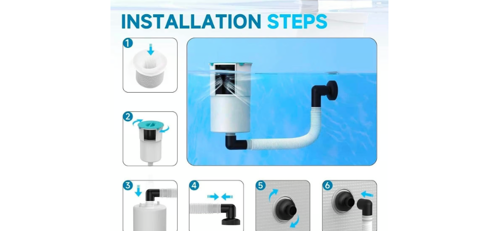 Automatic Floating Above Ground Pool Skimmer 93