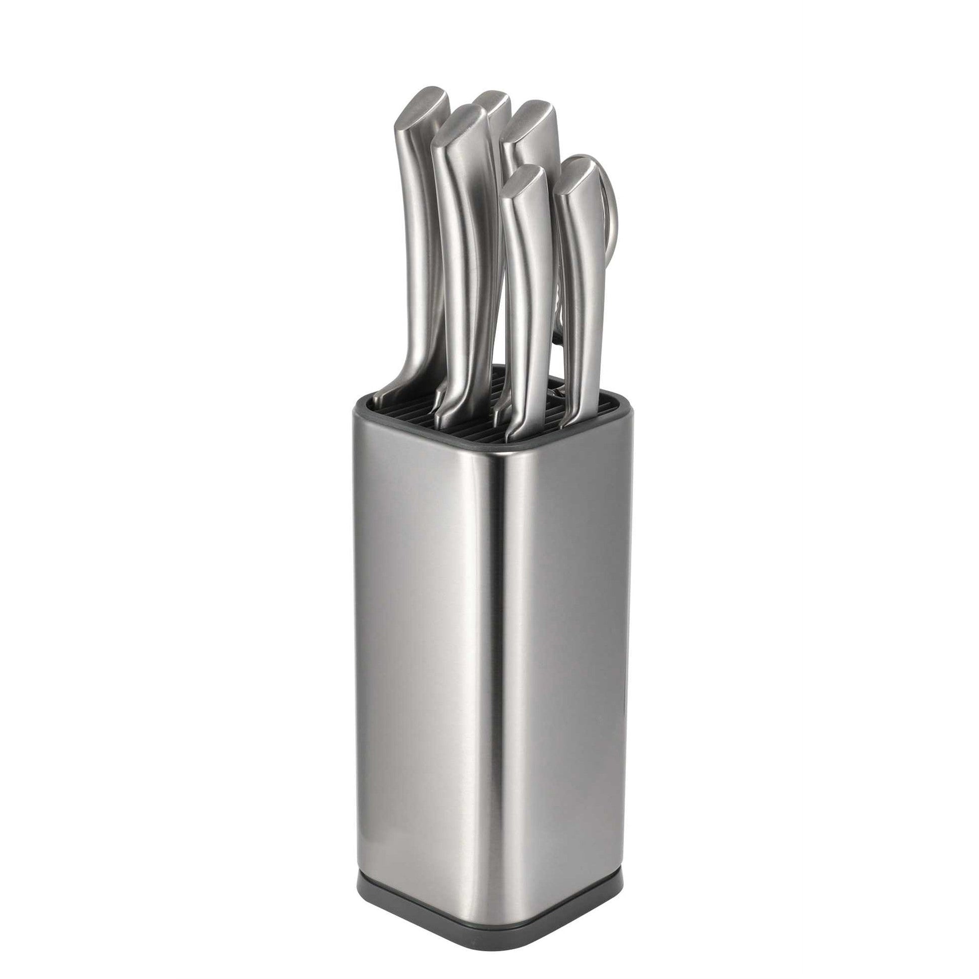 Universal Knife Block Holder, Silver-1