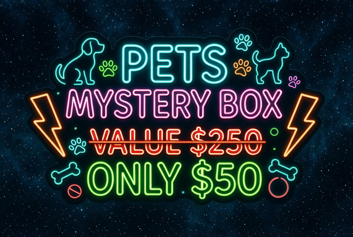 MYSTERY BOX - PET SUPPLIES VALUE $250