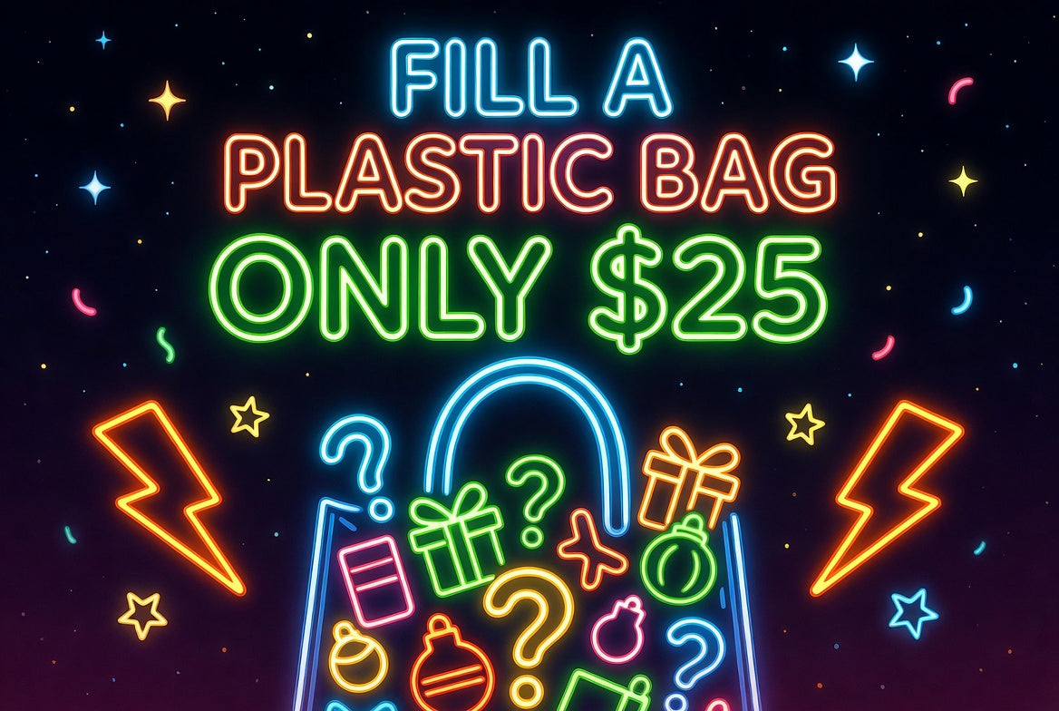 SATURDAY GARAGE SALE CLOSEOUT! fill a bag Plastic Bag $25