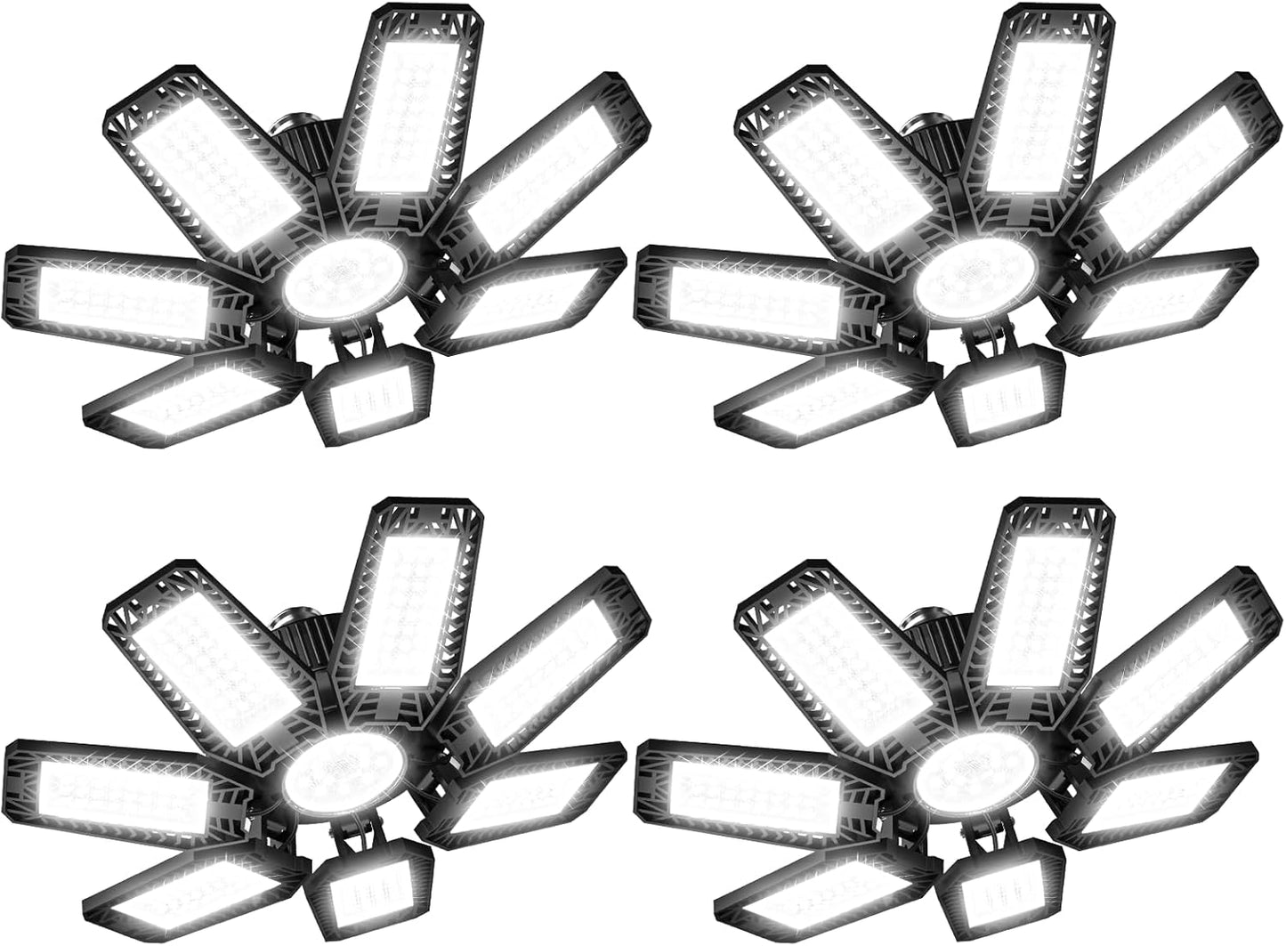 7+1LED ADJUSTABLE PANELS GARAGE LIGHT 4PCS 32
