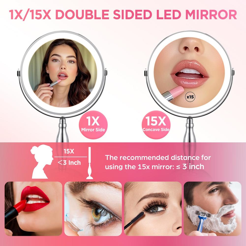 15x LED Makeup Mirror 87