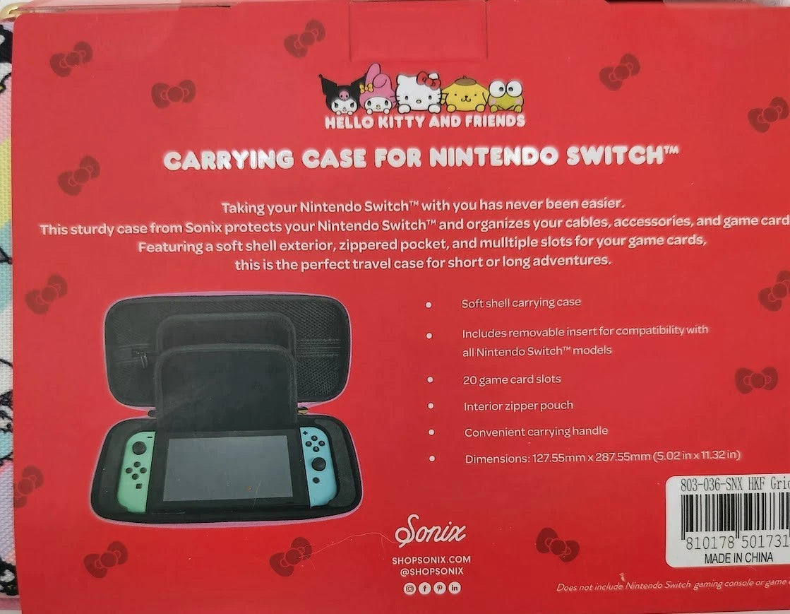 Hello Kitty And Friends Sonix x Sanrio Carrying Case for Nintendo Switch 68