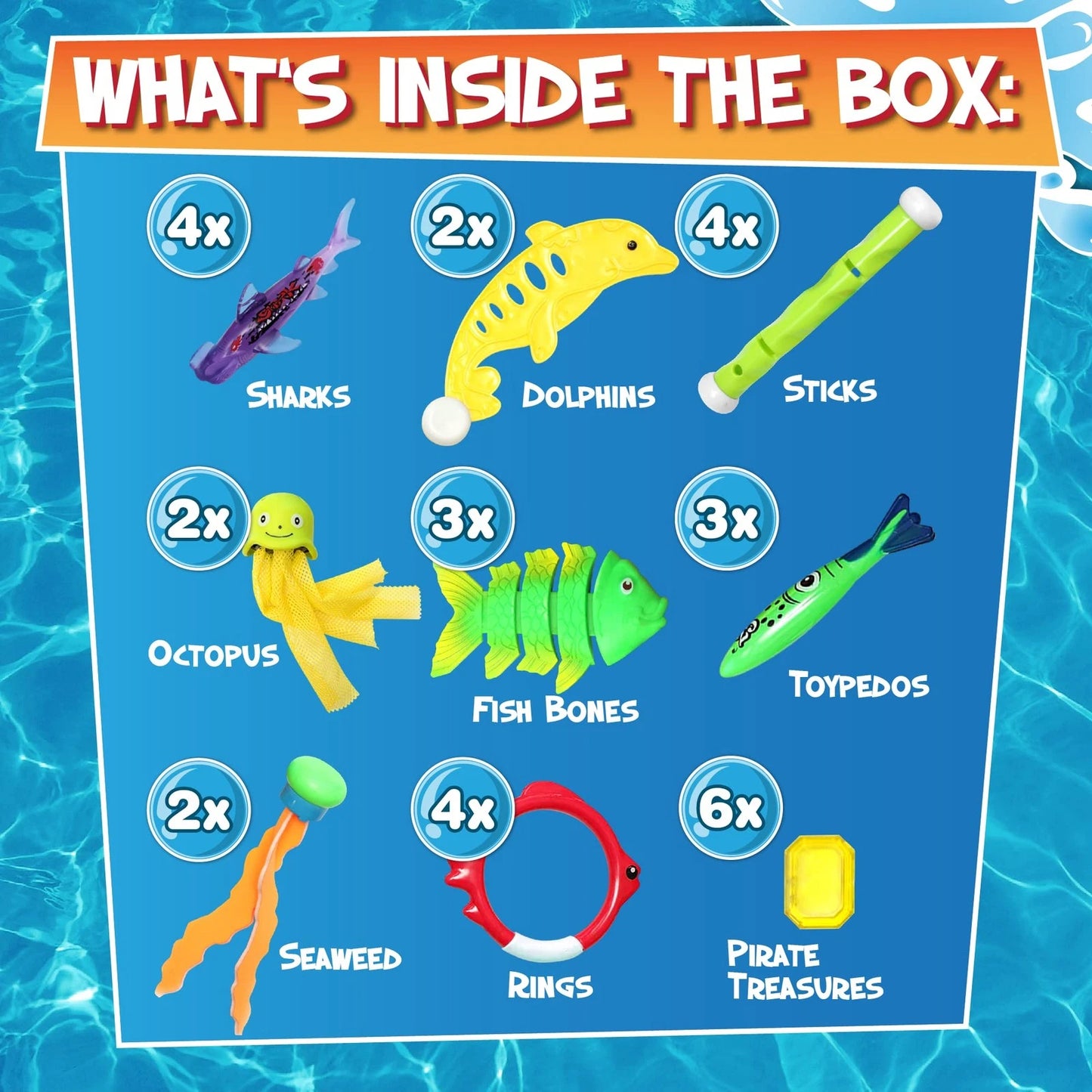 Chuchik Diving Toys 30 Pack 63