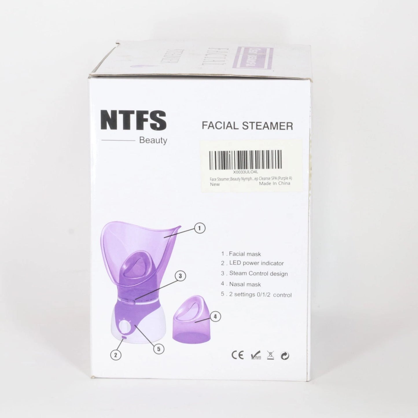 NTFS Beauty Facial Steamer NTFS-618 Moisturizing Steamer 34