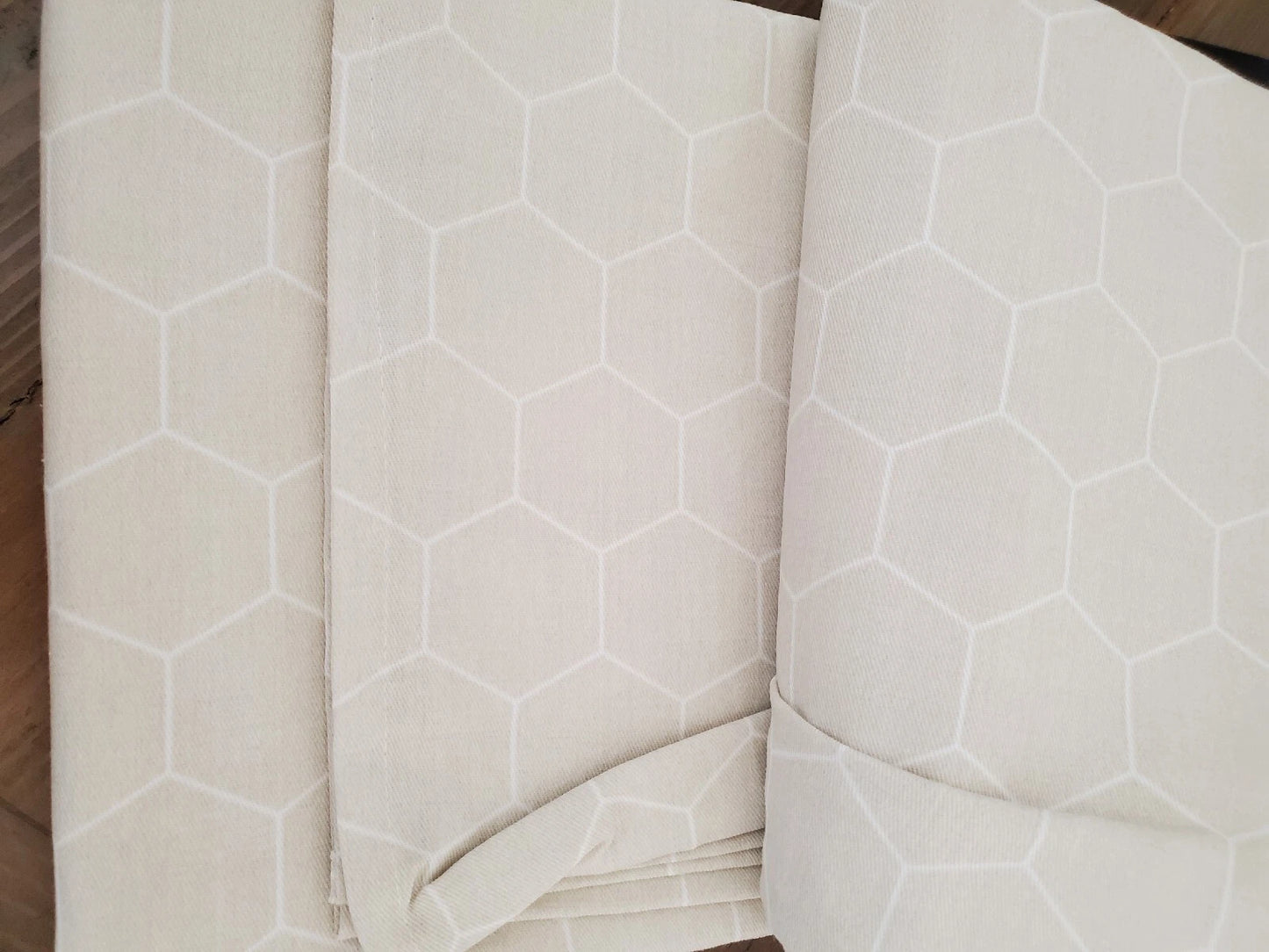 Kenneth Cole Shower Curtain Beige Tan White 72 x 72 35