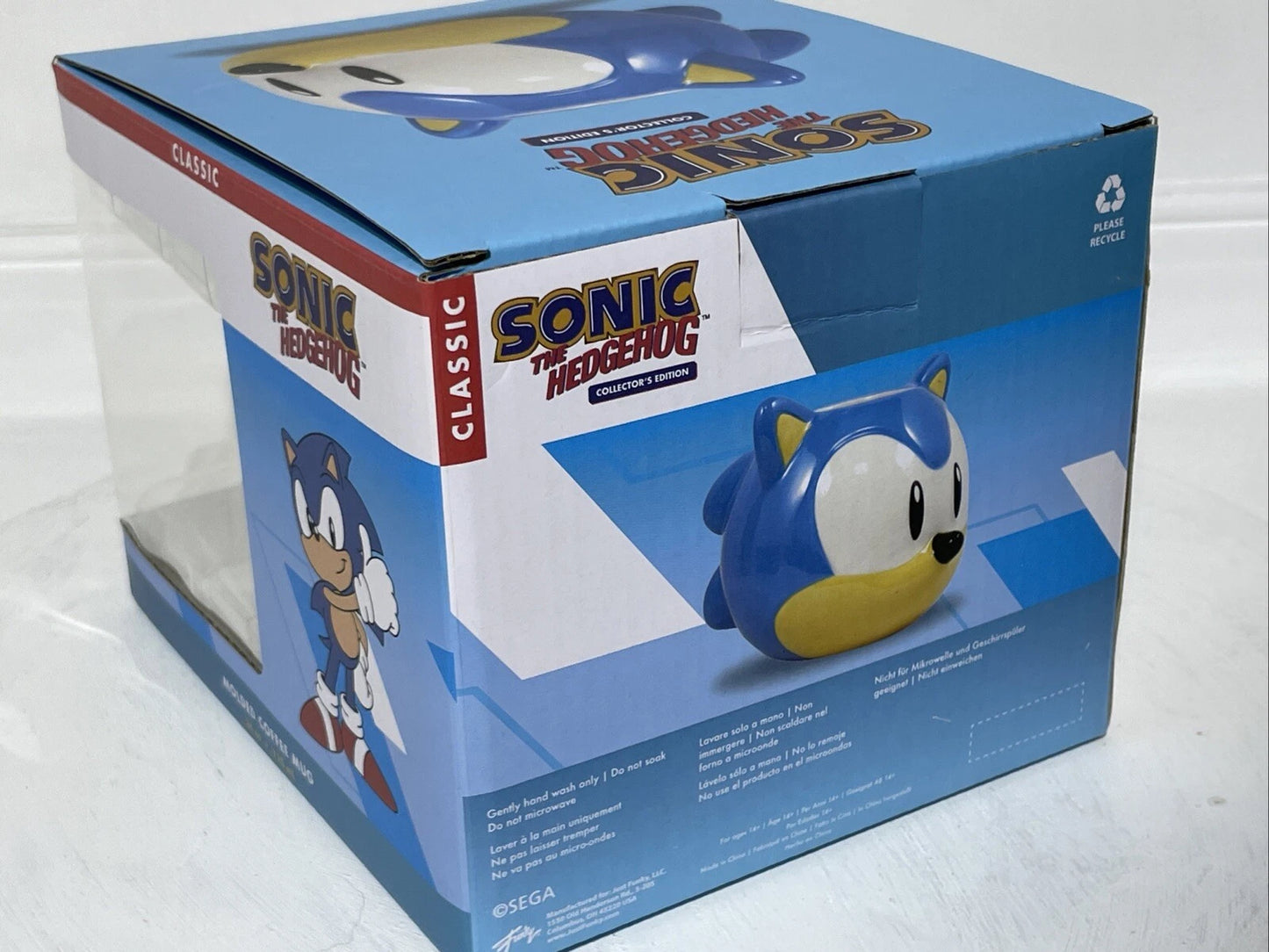 Sonic The Hedgehog Collector's Edition Molded Ceramic Coffee Mug 54