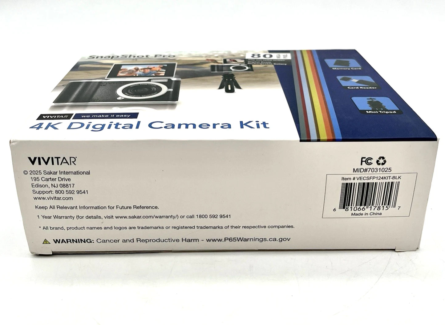 Vivitar Snapshot Pro 4k Digital Camera Kit 32