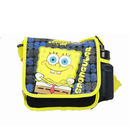 Spongebob Sponge Bob Spongular Insulated Messenger Lunch Bag+Water Bottle 46