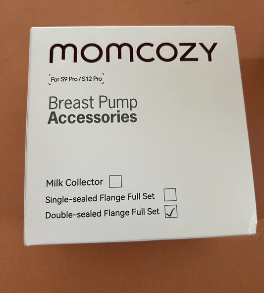 MOMCOZY Breast Pump Accessories Double-sealed Flange Full Set Model S9Pro/S12Pro 99