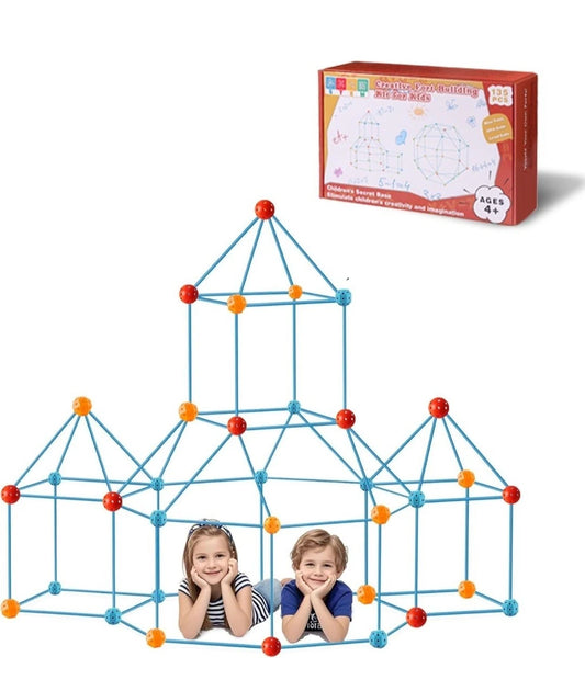 Creative Fort Building Kit for Kids 146 Pieces STEM Construction Toy 64