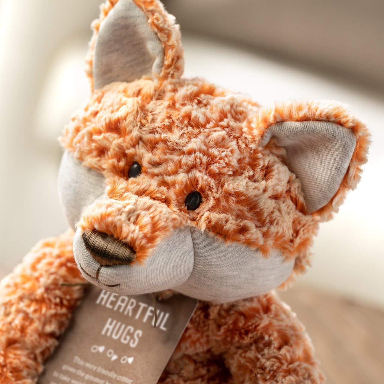 Heartful Hugs Fox Anxiety Stuffed Animal 17.5" 52